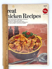 Family Circle Great Chicken Recipes Cookbook Vintage 1969-168 pages. See Video