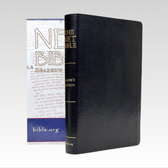 2006 Net Bible Reader’s Edition. Premium Black Bonded Leather LEATHER VG