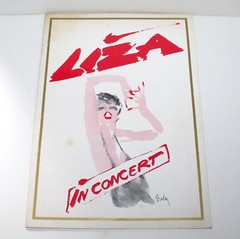 Vintage Liza Minnelli In Concert Souvenir Program 1979 1980 Broadway Theater