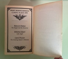 The Double Wager Mary Balogh 1985 First Printing Signet Regency Vintage Romance