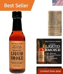 All-Natural Hickory Liquid Smoke – 5 Oz for Flavorful Cooking Adventures