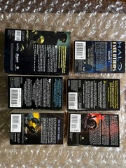 HALO Paperback Book Lot of 6 Xbox Master Chief Flood Scifi Fall of Reach