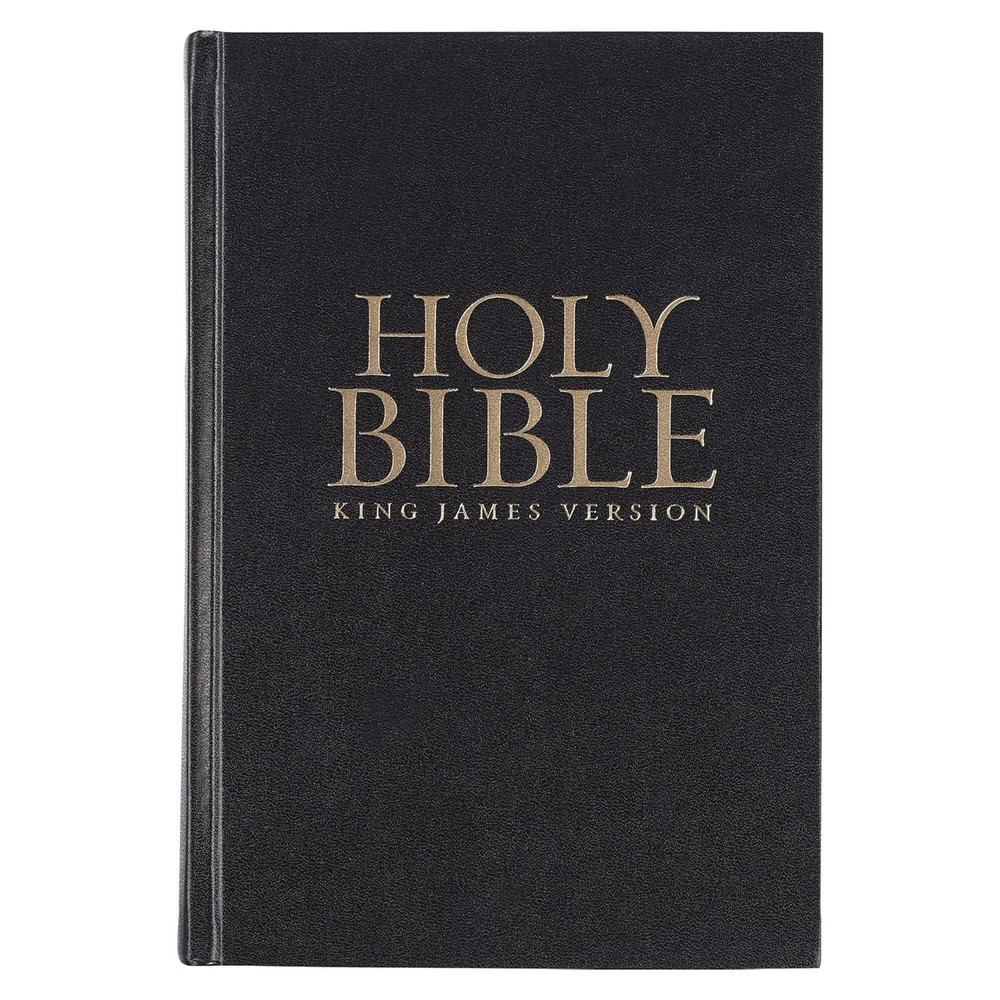 The Holy Bible KJV King James Version LARGE PRINT Hardcover.Jesus Words In Red N