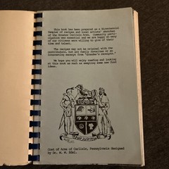 Carlisle Heritage ‘76 Cookbook A Bicentennial Collection 228 Pages Rare PA