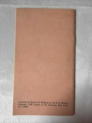 Growing Up with Paperbacks 1977 List for Young Children by Age 31 Pages
