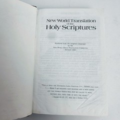New World Translation of Holy Scriptures 1984 Watchtower Bible & Tract Society