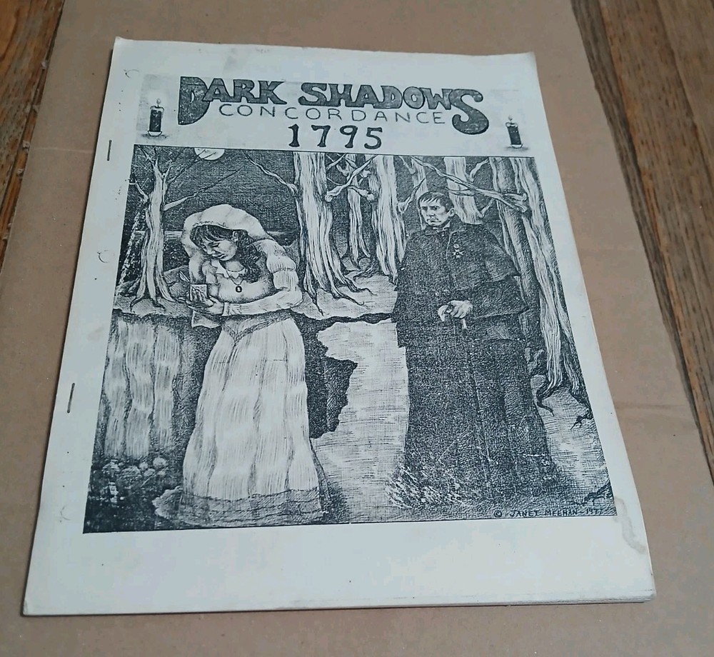 Dark Shadows Concordance 1795 TV Series Reference Guide Rare Fanzine Vintage