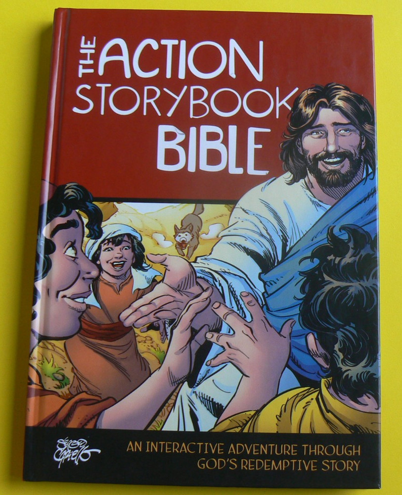 The Action Storybook Bible, NEW HC C.Devries,Sergio Cariello,David C.Cook Publ