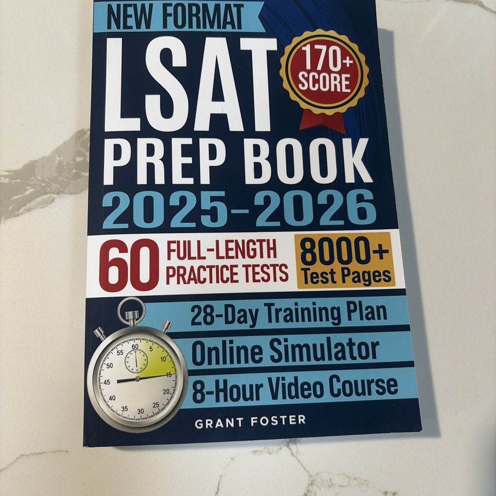 LSAT Prep Book 2025-2026: 60 Full-Length Practice Tests + Training Platform | Ne