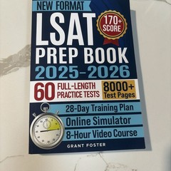 LSAT Prep Book 2025-2026: 60 Full-Length Practice Tests + Training Platform | Ne