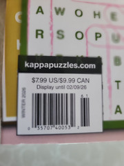 Kappa Word Seek Puzzles- Lot of 2-Extra Large & Blue Ribbon-For The Whole Family