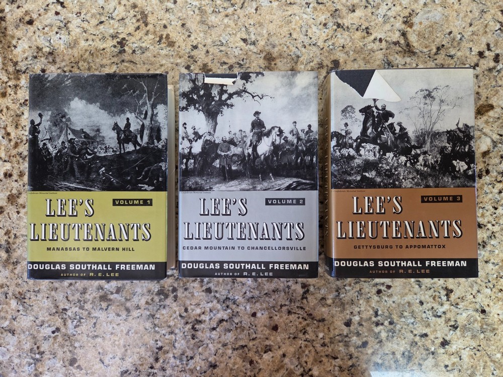 Lee’s Lieutenants Douglas Southall Freeman 3 Volume Set Civil War Robert E Lee