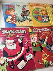 Vintage Coloring Book Lot 60s 70s VTG CHRISTMAS | Birds | Big Whooper | UNUSED