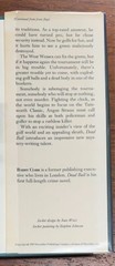 Dead Ball by Barry Cork (1989, Hardcover) First American Edition