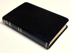 The NET Bible Black Compact Edition 2005 Premium Bonded Leather New English Tran