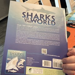 Dover Publications Sharks of the World Paperback Coloring Book by Llyn Hunter