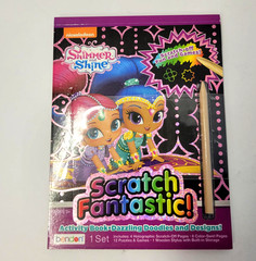 Scratch Fantastic Shimmer & Shine Vampirina 2 PB Lot Bendon Kids Books Activity