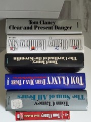 Tom Clancy Book Lot Of 6