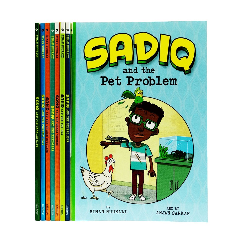 Sadiq Collection 8 Books Collection Paperback Set – Ages 6-8 – By Siman Nuurali