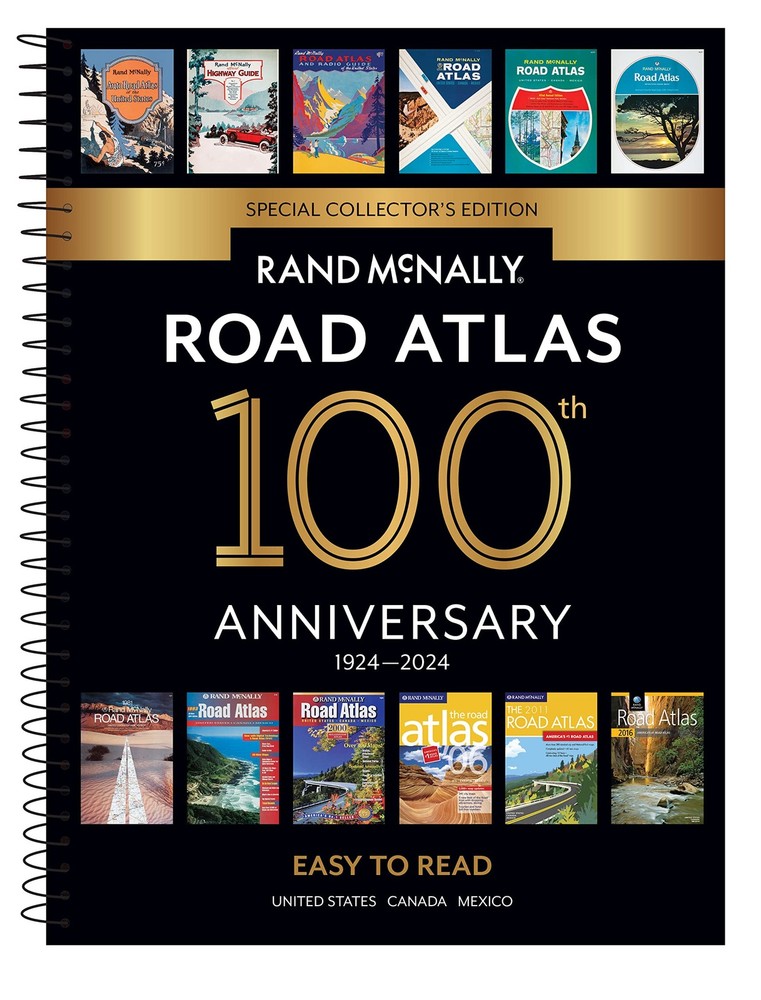 Rand McNally 2024 Midsize Easy to Read – 100th Anniversary Collector’s Edi…