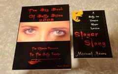 2 Buffy the Vampire Slayer Books. Slayer Slang & Big Book Of Buffy Bites