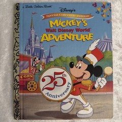 Vintage 1997 A Little Golden Book Mickey’s Walt Disney World Adventure Excellent