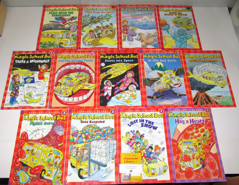 Lot of 13 Magic School Bus readers TPB Level 2