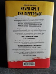 Never Split The Difference Chris Voss First Edition HC Negotiation Book