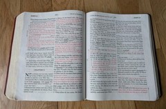 Word of God King James Bible Large Print Red Letter Special Margin Ed KJV 2001