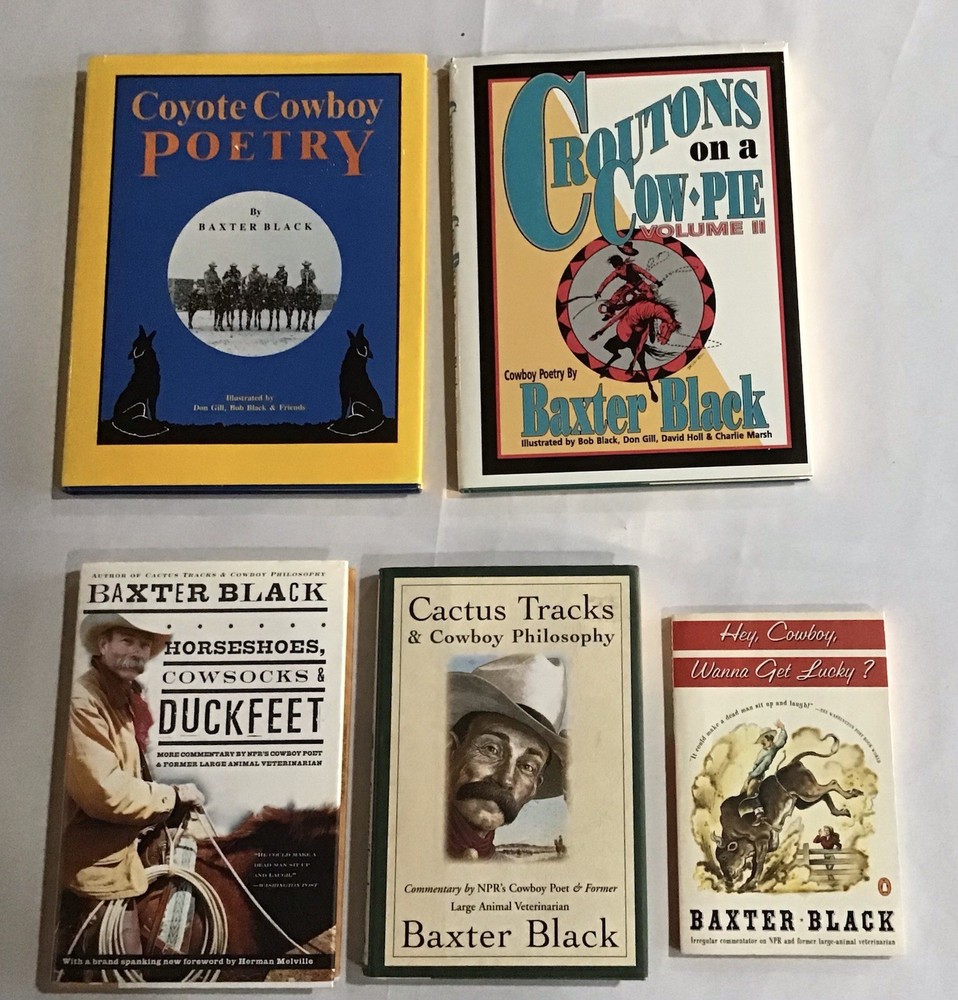 5 BAXTER BLACK Books 4 Hardcover With Dust Jackets 1 Trade Paperback