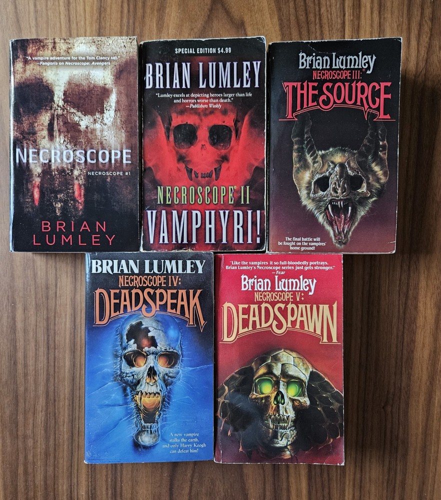 Brian Lumley Necroscope books 1-5 Lost Years Vamphyri! Source Deadspeak Spawn