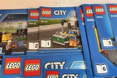 LEGO CITY Lot of 55 Manuals Instructions Booklets Only – See photos for set
