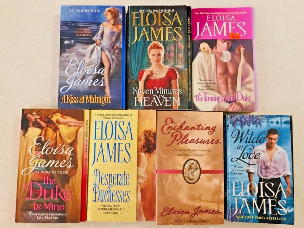 Lot 7 Eloisa James PB Book All Historical Romance Only Wilde In Love….
