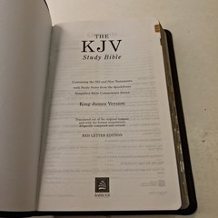 Study Bible-KJV by Barbour Publishing Red Letter