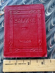 Antique Red Small Book SALOME Oscar Wilde Classic Literature New York