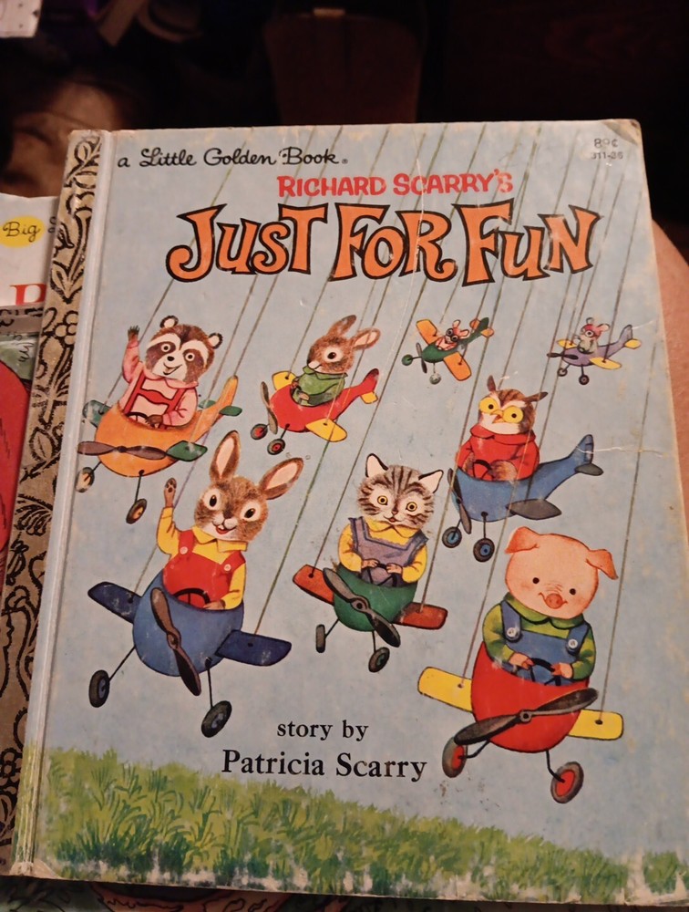 Little Golden Book Ser Richard Scarry’s Just for Fun by Patricia Scarry 1960