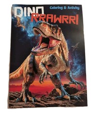 DINO RRAWRR! Dinosaurs Coloring/Activity Book with Tear/Share Pages 🆕🆓 ship!