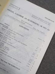 M1911A1 TM 9-1005-211-34 Direct & General Support Maintenance Manual June 1964
