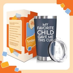 Dad Birthday Gift – 20oz Tumbler for Father, Bonus Dad