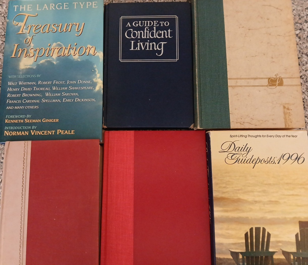 VTG DAILY THOUGHTS-INSPIRATION -GUIDES CHOOSE-Peale-Schindler-Variety of Writers