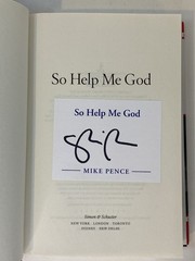 SIGNED Mike and Karen Pence books lot of 3 So Help Me God + 2x Marlon Bundo