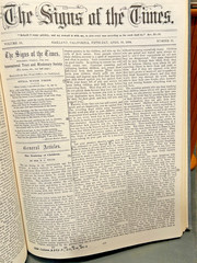 Signs of the Times Articles, Volume 1 / Ellen G. White, ADVENTIST HERITAGE BOOK