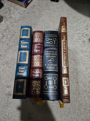 The Easton Press Lot of 4 Books – Jane Eyre Aesop’s Fables Treasure Island