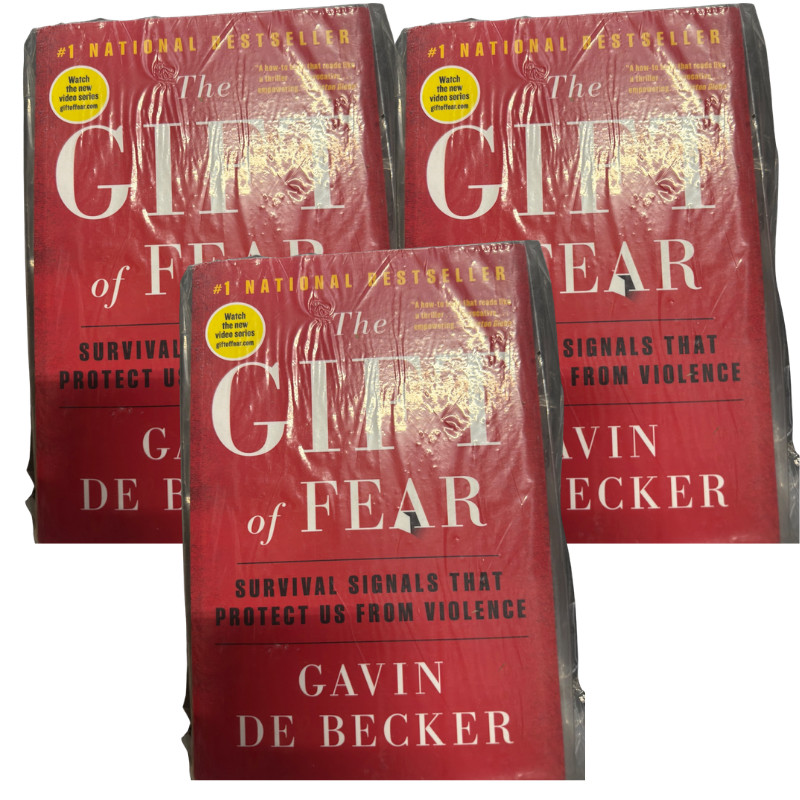 3 Pack The Gift of Fear Gavin de Becker Paperback Survival Violence Safety