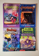 Goosebumps Lot of 4 R.L. Stine 90s, 00’s + Give Yourself Goosebumps Book