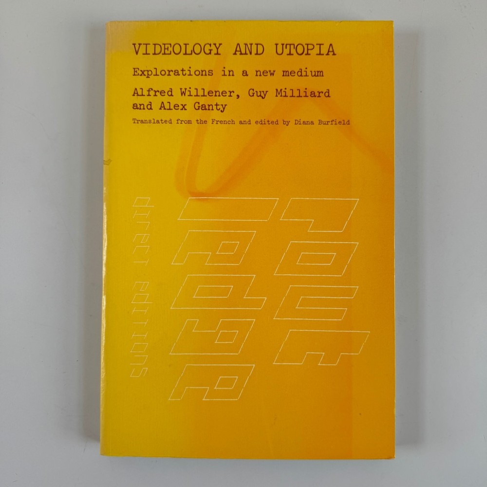 Videology and Utopia Willener Milliard Ganty 1976 First Edition Routledge