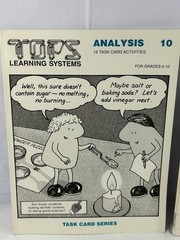 Tops Learning Systems Cohesion/AdhessionTask Cards Grades 7-12 W/ Analysis