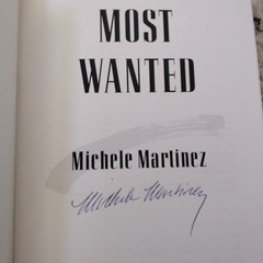 Michele Martinez SIGNED 2005 Most Wanted Suspense 1st ED HC/DJ Mystery