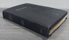 Circa 1962 World Publishing RSV Bible Black Morocco Leather GOLD EDGE