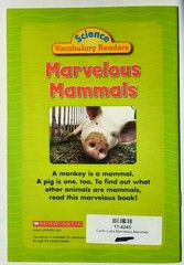 Science Vocabulary Readers (VG Condition, 16-24 pages, Pbk, Scholastic)
